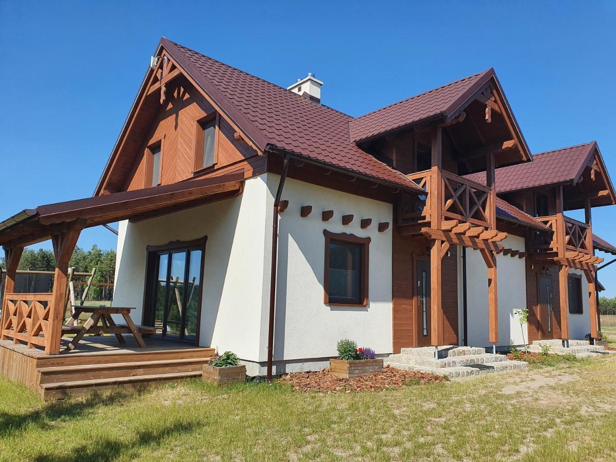 MILOCHÓWKA - dom drewniany bliźniak Wdzydze Tucholskie Exterior foto