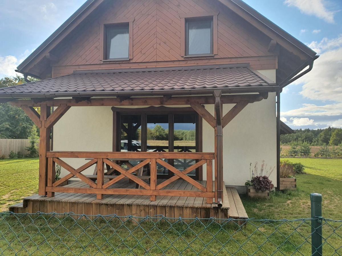 MILOCHÓWKA - dom drewniany bliźniak Wdzydze Tucholskie Exterior foto